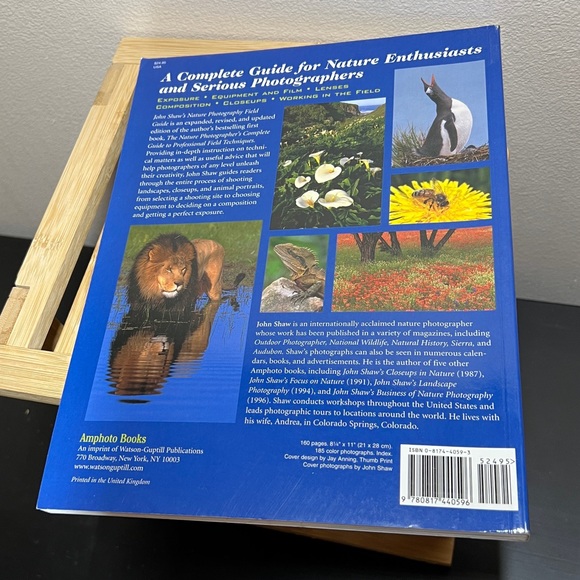 First Edition Softcover “John Shaw's Nature Photography Field Guide” 2000 - Picture 7 of 10